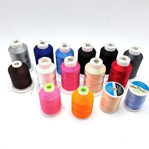 Sulky Embroidery Thread Lot 15 Spools Multicolor Rayon Viscose Germany Vintage